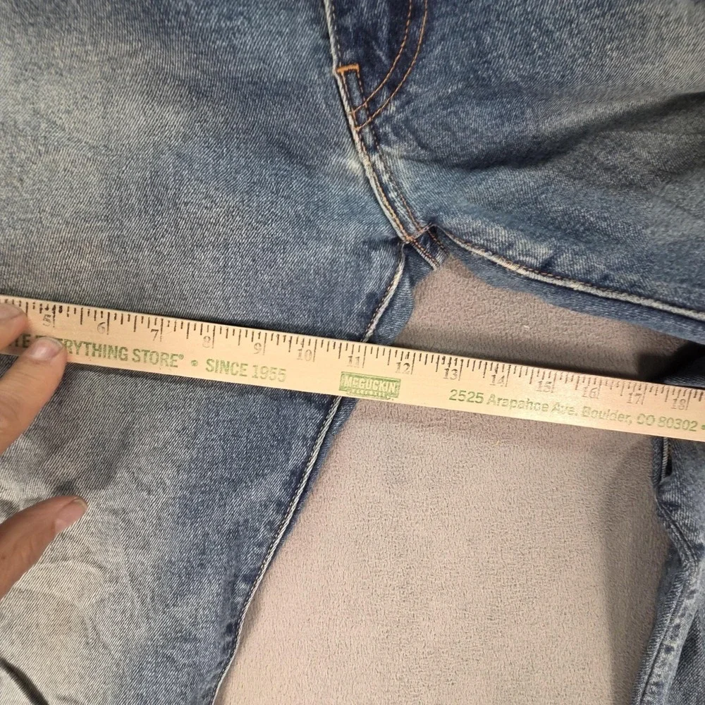 Levis 511 Jeans Mens Selvedge‎ Blue Med Wash Slim Fits 34x29